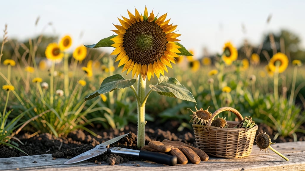 When to Cut Down Sunflowers: Harvest Seed Heads at Peak Dryness for Next Year’s Plants