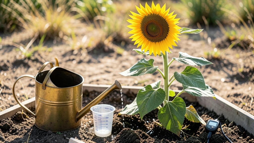 How Much Water Sunflowers Need Per Day: Precision Schedule for Thriving Stems