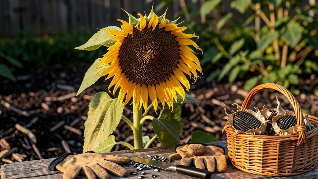 How to Know When Sunflower Seeds Are Ready: Back-of-Head Snap Test for Perfect Harvest Time
