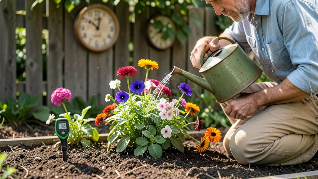 Best Time to Water Outdoor Flowers: Morning Mist or Evening Drench for Root Growth