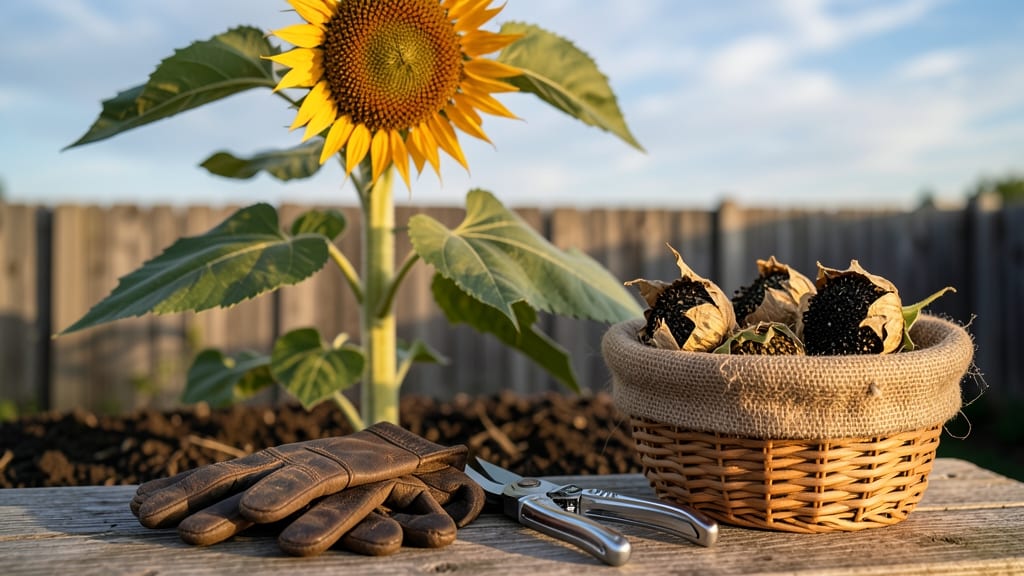 When to Harvest Sunflower Seeds From Plants: Seed Color & Hardness Test for Perfect Ripeness