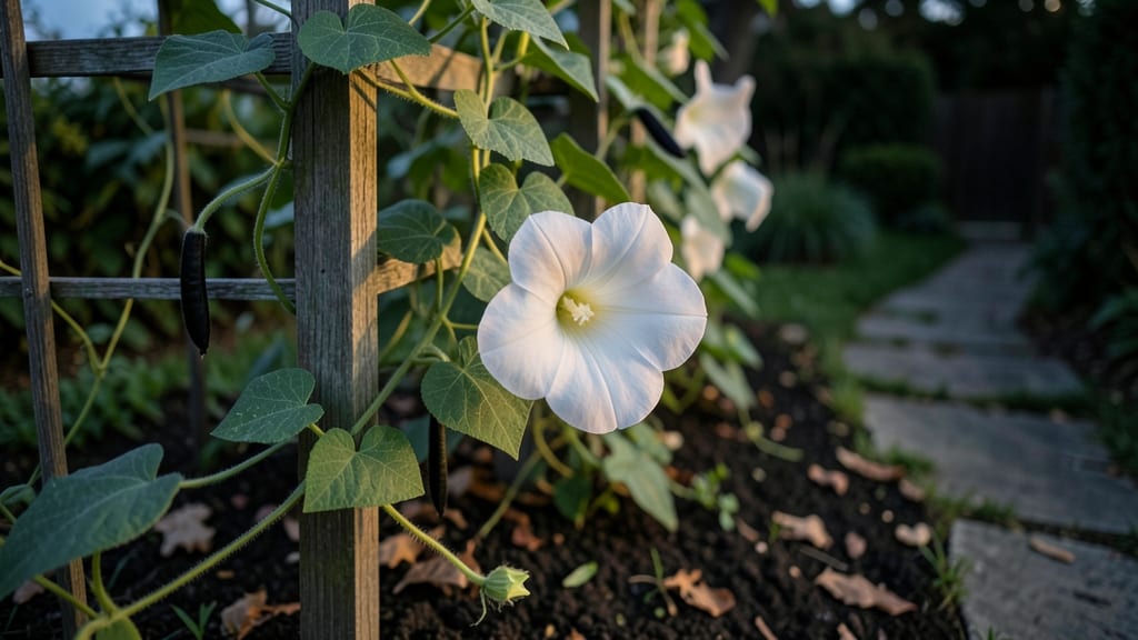 What Does a Moonflower Plant Look Like: Night-Blooming Beauty with Giant White Petals