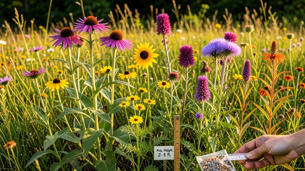 How Tall Do Wildflowers Grow: Height Ranges by Variety for Garden Planning